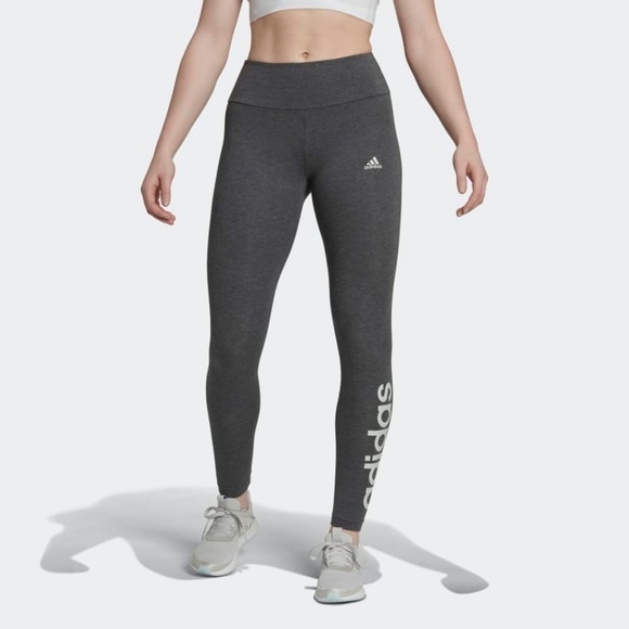 Nwt ADIDAS SPORTY LEGGINGS, TIGHT FIT HIGH RISE FULL LENGTH STYLE SIZE SMALL - Picture 1 of 8